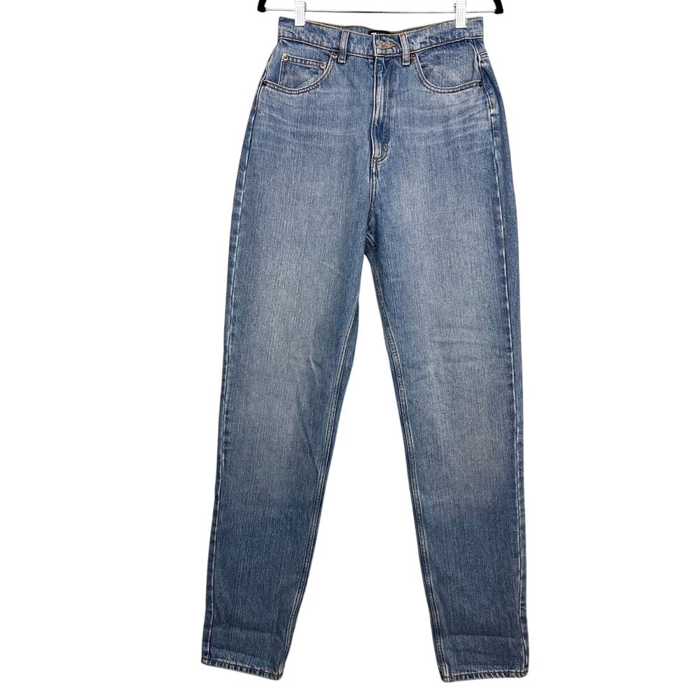 ASOS Slim Fit Mom Jeans High Waist Taper Leg Tall Women’s Size W28 L36